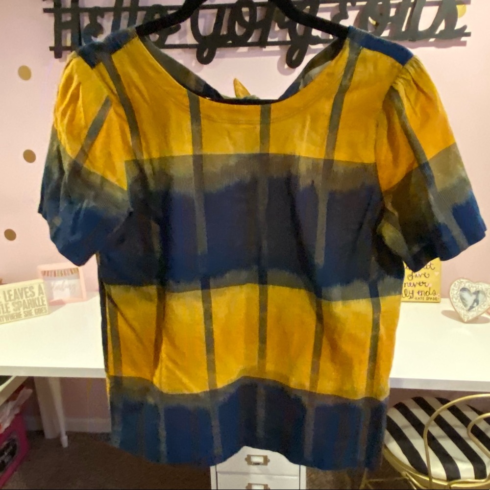 Loft tie back shirt